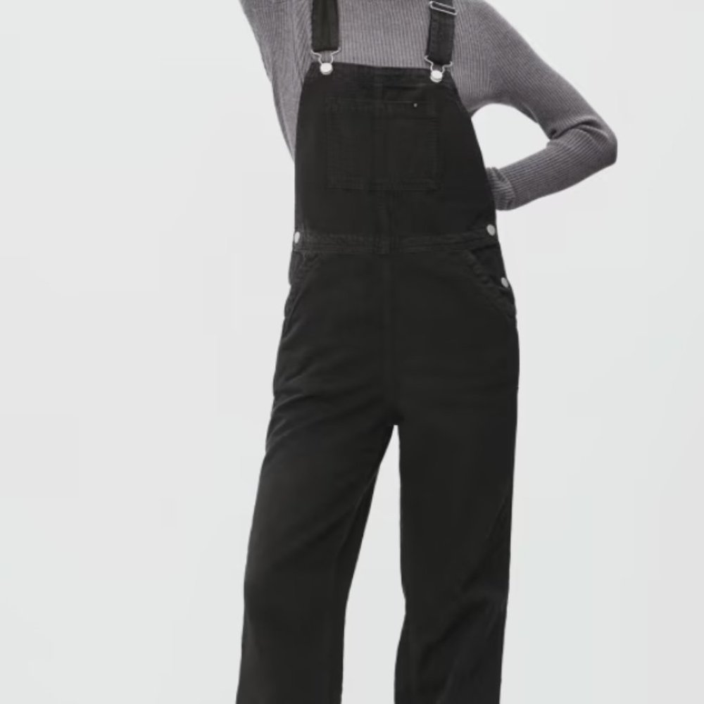 Everlane The Canvas Overalls (Black)